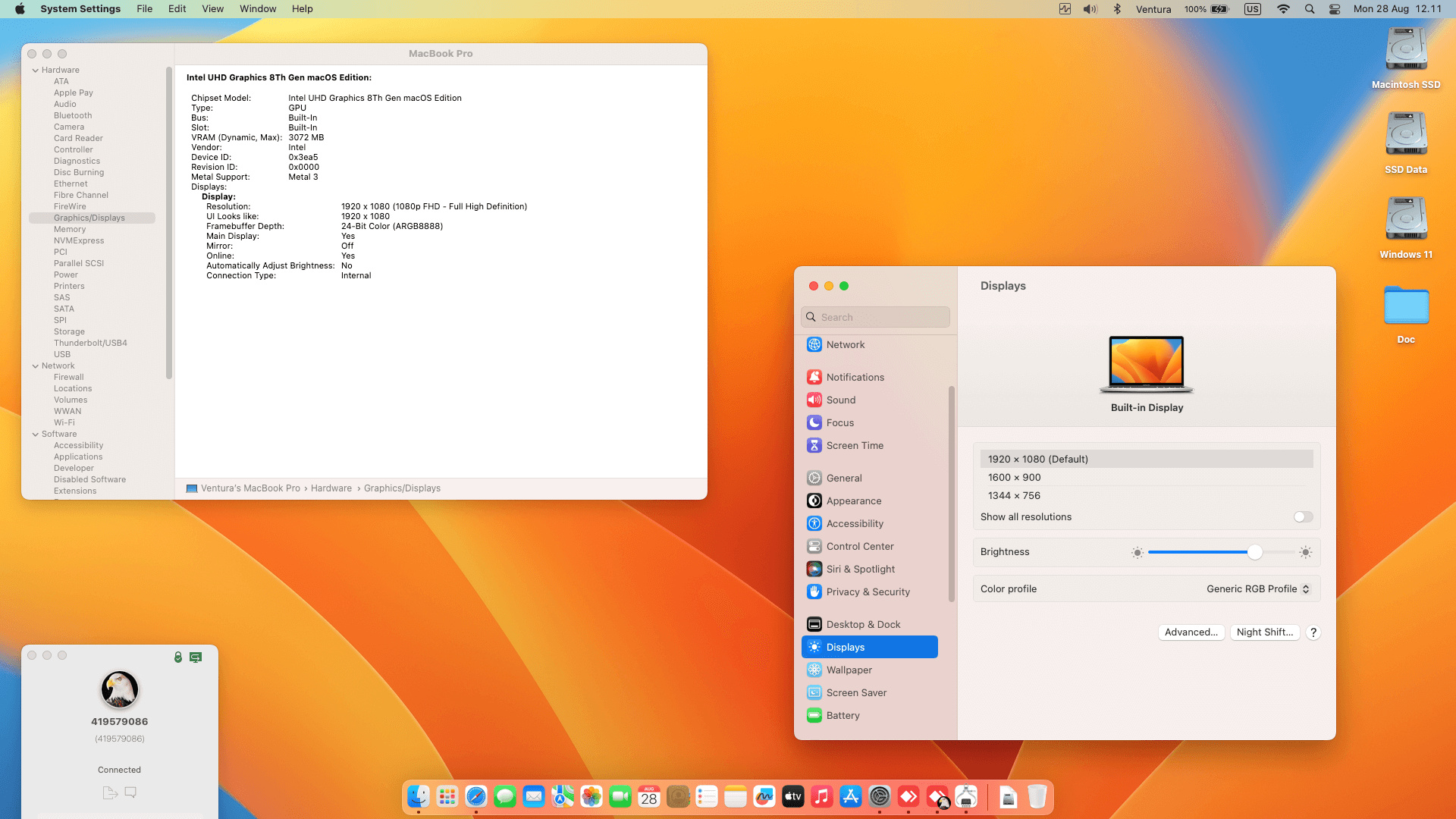Acer Swift SF314 56G 53XX [WhiskeyLake   Intel UHD 620 + I2C]   OpenCore 1